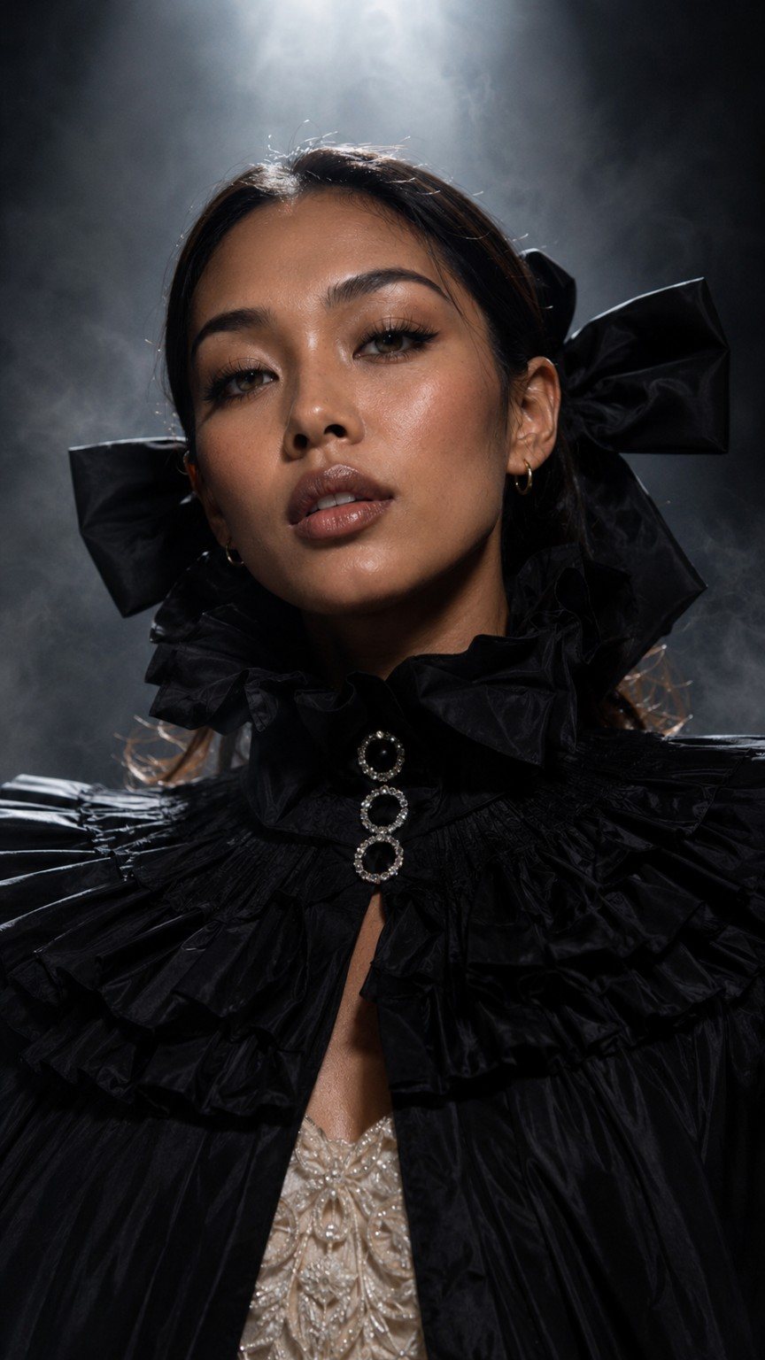 High fashion editorial portrait